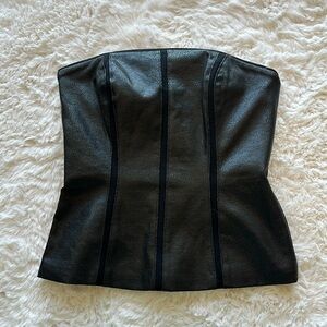 Black corset - Size 2- python print